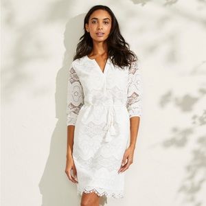 Etcetera Spring 2022 White Lace Dress Size 6